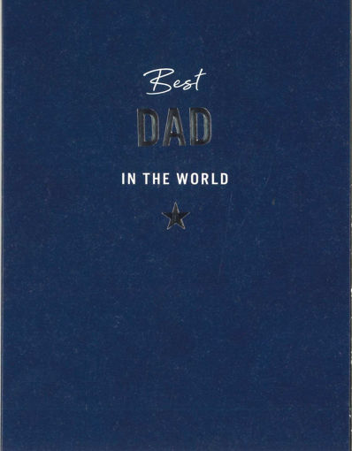 Picture of BEST DAD IN THE WORLD CARD